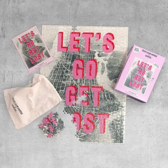 Let’s Go Get Lost Together New York Jigsaw Puzzle - Picture 2 of 5